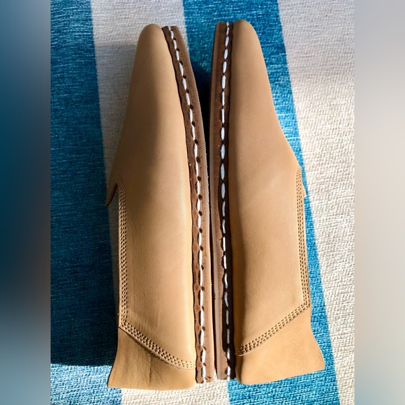 New Shoe the Bear Nude Leather Khalo Slipper Flats - Picture 6 of 9